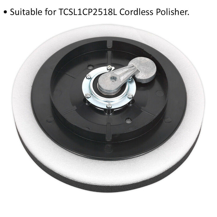 Replacement 240mm Backing Pad Assembly for ys03532 Cordless Orbital Polisher Loops