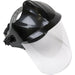 Premium Brow Guard with Face Shield - Polycarbonate Visor - Adjustable Headband Loops