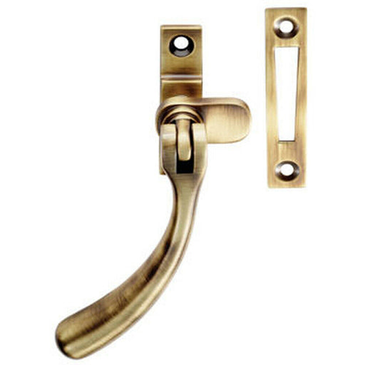 Bulb Ended Casement Window Fastener 98mm Handle 45mm Centres Bronze Loops
