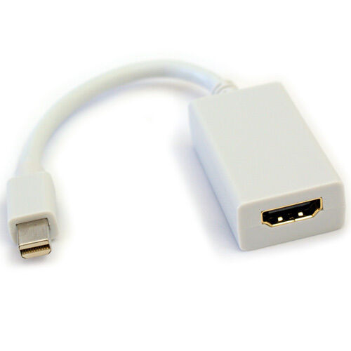 Mini DisplayPort to HDMI Adapter Converter Mac Book Pro Air TV PC Video 1080p Loops
