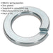 50 PACK Metric Spring Washer - M16 - DIN 127B - Zinc Plated Metal Spacer Loops