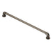 Industrial Pipe Design Door Pull Handle 320mm Fixing Centres Pewter Loops