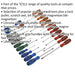 24 PACK Premium Soft Grip Handle Screwdriver Set - Various Colour Coded Magnetic Loops