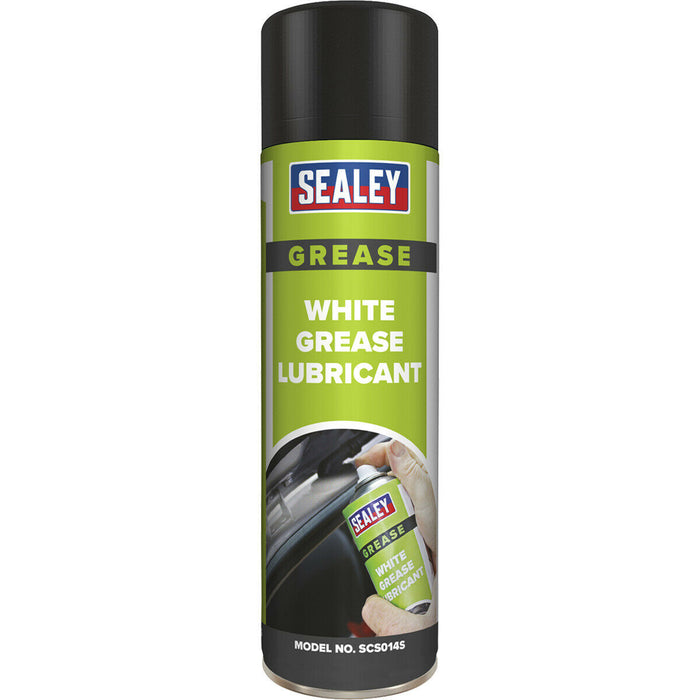 500ml White Grease Lubricant with PTFE - Anti-Corrosive - Silicon-Free Formula Loops