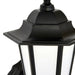 IP44 Outdoor Wall Light Traditional Lantern Black Rust Proof 7W Cool White LED Loops