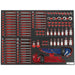 PREMIUM 177pc Specialised Bit & Socket Set with 530 x 397mm Tool Tray Security Loops