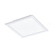 Wall / Ceiling Light White Aluminium 300mm Square Panel 16W Built in LED 4000K Loops