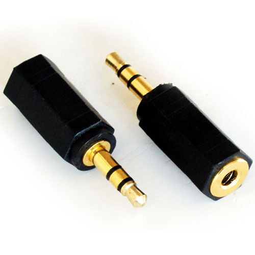 3.5mm 1/8" Stereo Jack Plug to Socket Port Protector Headphone Adapter Loops