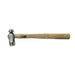 8oz Hardwood Ball Pein Hammer Striking Shaping Metal Wooden Shaft & Steel Head Loops