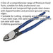 250mm Cable Shears - Cutting Stripping & Dismantling Cables - High Grade Steel Loops