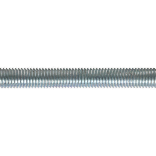 5 PACK Threaded Studding Rod - M12 x 1mm - Grade 8.8 Zinc Plated - DIN 975 Loops