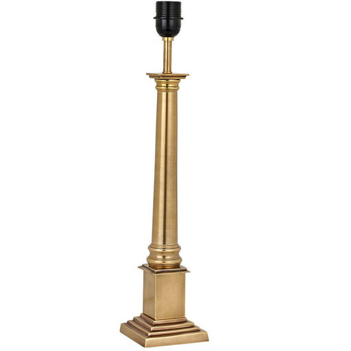 Luxury Traditional Table Lamp Light Solid Brass BASE ONLY 520mm Tall Bulb Holder Loops