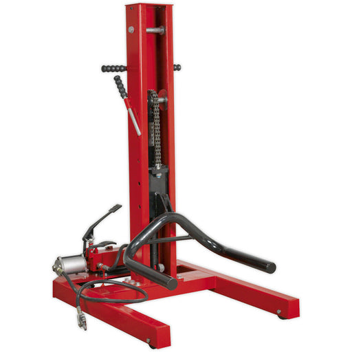 1500kg Air Hydraulic Vehicle Lift with Foot Pedal - 995mm Max Height - Car Jack Loops