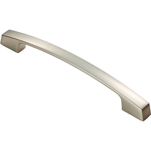 Curved Bridge Pull Handle 207 x 14mm 160mm Fixing Centres Polished Chrome Loops