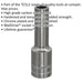 10mm Chrome Plated Deep Drive Socket - 1/2" Square Drive High Grade Carbon Steel Loops