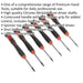 6 PACK Precision Screwdriver Set - Spinner Top TRX Star Security Magnetic Head Loops