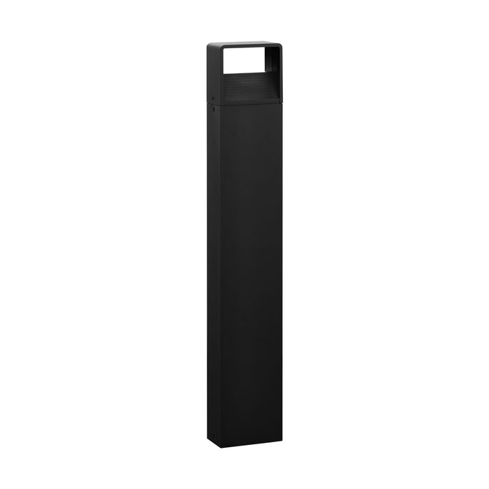 IP44 Outdoor Bollard Light Anthracite Aluminium 6W Built in LED Tall Lamp Post Loops