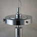 Multi Light Ceiling Pendant CHROME & GLASS 7 Bulb Modern Round Shade Drop Lamp Loops