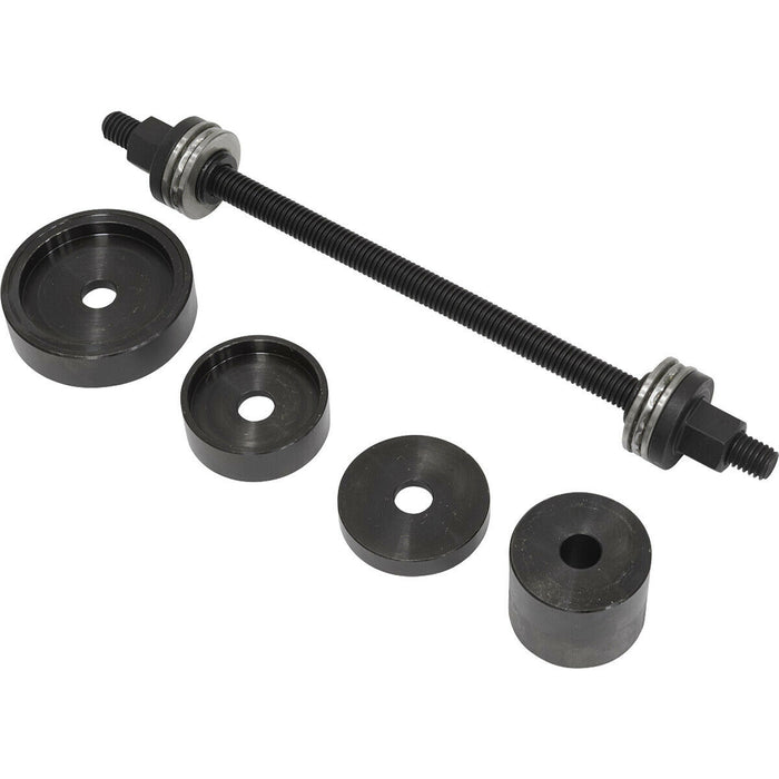Rear Trailing Arm Bush Removal & Install Tool - 4x Cups - For FIAT Panda 03-12 Loops