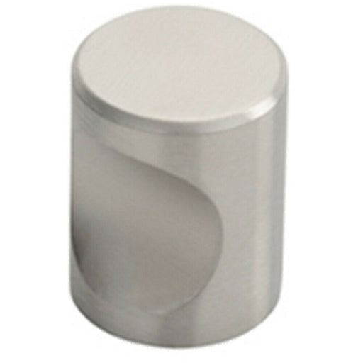Cylindrical Cupboard Door Knob 16mm Diameter Stainless Steel Cabinet Handle Loops
