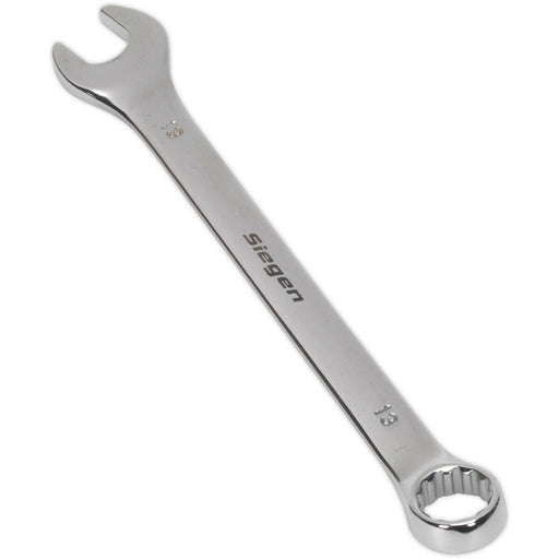 Hardened Steel Combination Spanner - 13mm - Polished Chrome Vanadium Wrench Loops
