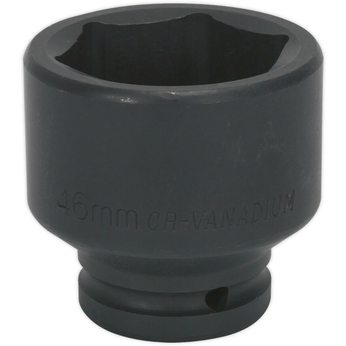 46mm Forged Impact Socket - 3/4" Sq Drive - Corrosion Resistant - Chromoly Steel Loops