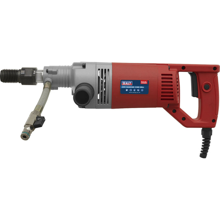 230V Diamond Core Drill - Variable Speed - Overload Protection - Lightweight Loops