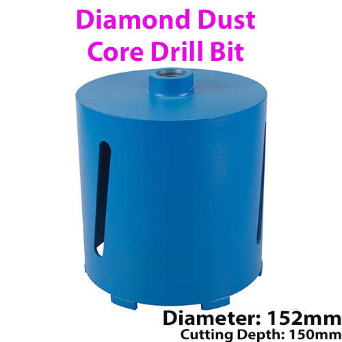 152mm x 150mm Diamond Core Drill Bit Hole Cutter For Brick Wall / Concrete Block Loops