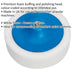 Buffing & Polishing Foam Head - 150 x 50mm - 5/8" UNC Thread - Dense & Firm Loops