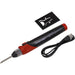 Rechargeable Cordless Soldering Iron 12W Lithium-Ion Battery - LED Torch - 600°C Loops