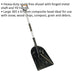 General Purpose Shovel - 900mm Forged Metal Shaft - Heavy Duty Composite Head Loops