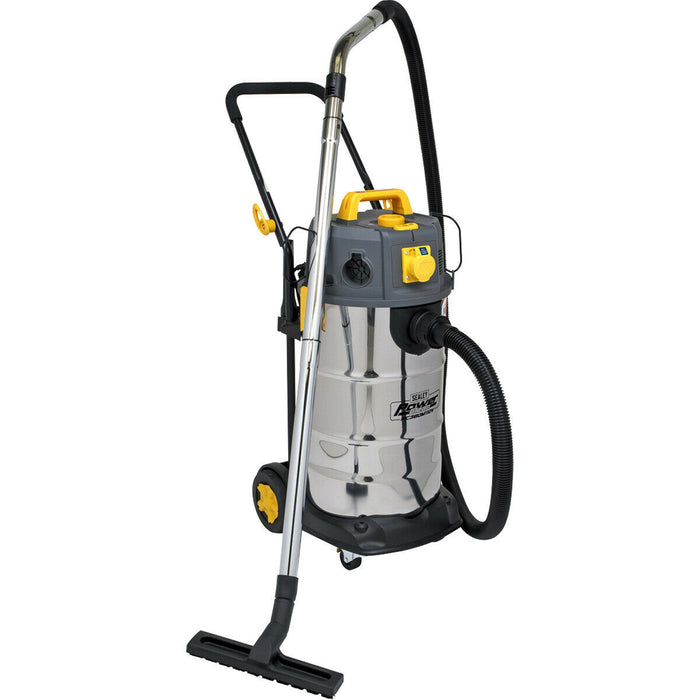 1100W Dust Free Wet & Dry Industrial Vacuum Cleaner - 38L Drum - M Class - 110V Loops