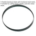 1712 x 10 x 0.35mm Bandsaw Blade Hardened Steel Teeth 14 TPI Wood Plastic Metal Loops