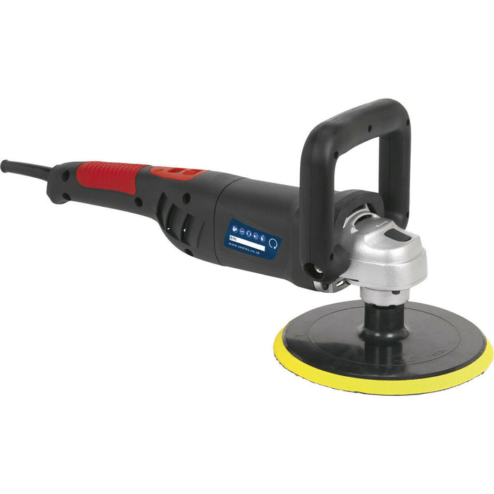 180mm Lightweight Digital Polisher - 1000 to 3000 rpm Variable Speed - 1100W Loops