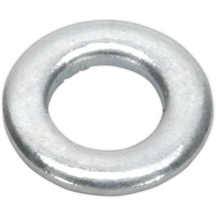 100 PACK Form A Flat Zinc Washer - M5 x 10mm - DIN 125 - Metric - Metal Spacer Loops