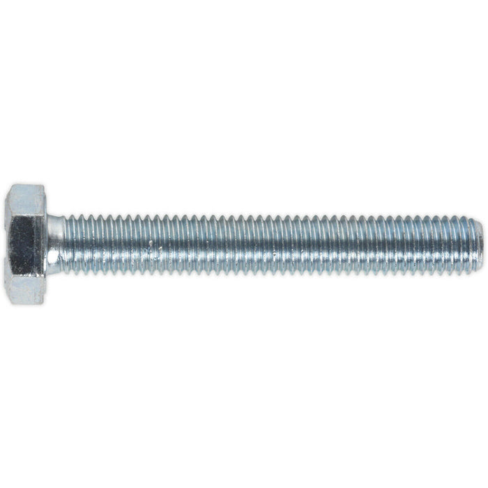 25 PACK HT Setscrew - M10 x 70mm - Grade 8.8 Zinc - Fully Threaded - DIN 933 Loops