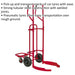 150kg Car & Van Wheel / Tyre Trolley Handling Dolly - Stackable Pick Sack Truck Loops