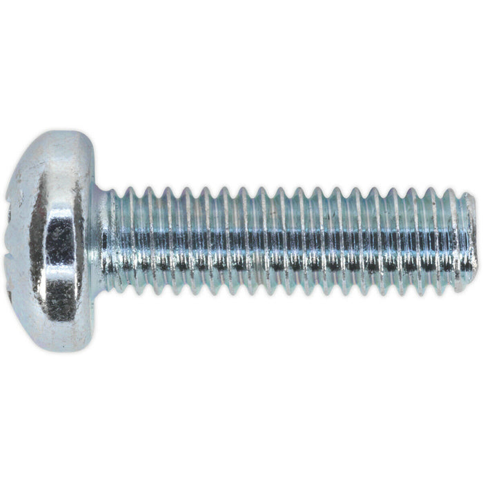 50 PACK Pan Head Pozi Machine Screw - 1mm Pitch - M6 x 20mm - DIN 7985Z Loops