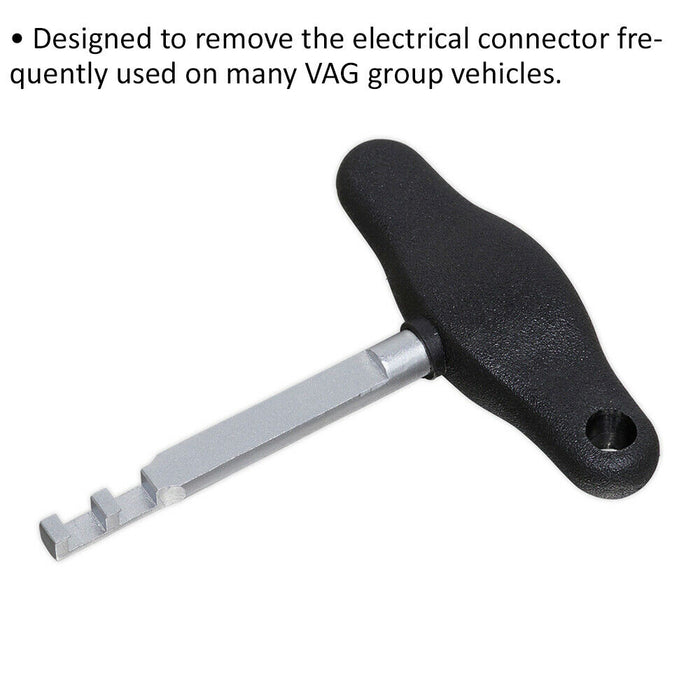 Electrical Wiring Connector Removal Tool - T-Handle - Suitable for VAG Vehicles Loops