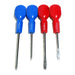 4 Piece Hand Screwdriver Set/Kit Slotted & Phillips Work / Home Garages Loops