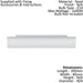 Wall/Mirror Light Steel Shade White Glass Opal Matt Bulb E14 2x40W Required Loops