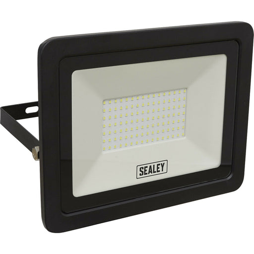 Extra Slim Floodlight with Wall Bracket - 100W SMD LED - IP65 Rated - 8500 Lumen Loops