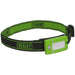 Green Rechargeable Head Torch - Adjustable Band - Automatic Sensor - 2W COB LED Loops