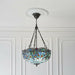 Tiffany Glass Hanging Ceiling Pendant Light Blue Dragonfly 3 Lamp Shade i00107 Loops