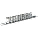 11 PACK Socket Set 1/4" Imperial Square Drive - 6 Point WallDrive High Torque Loops