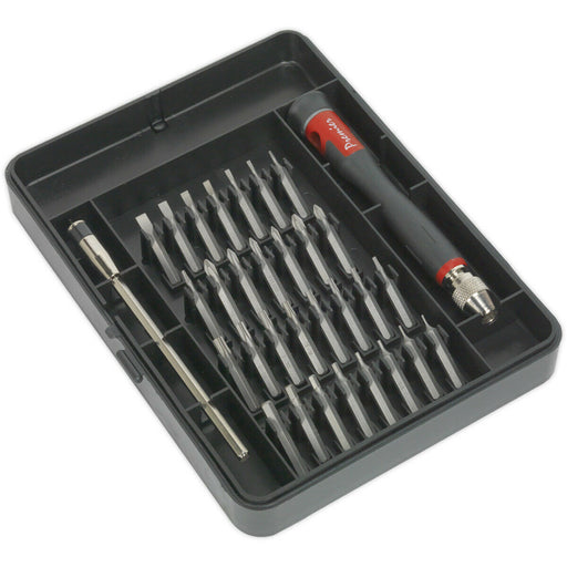 32 PACK Precision Extendable Screwdriver - Interchangeable Head Long Reach Loops