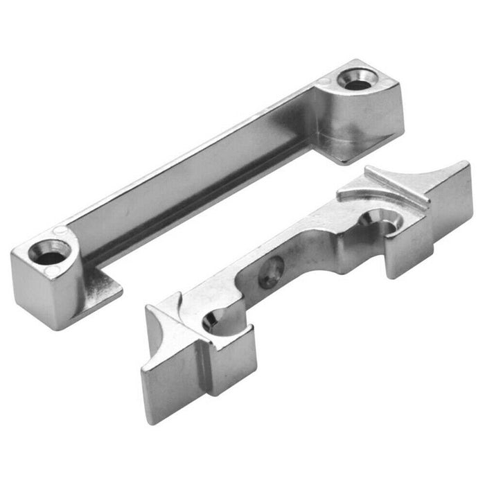 Rebate Kit for Bolt Through Mortice Tubular Latch 13 x 22mm Nickel Plated Loops