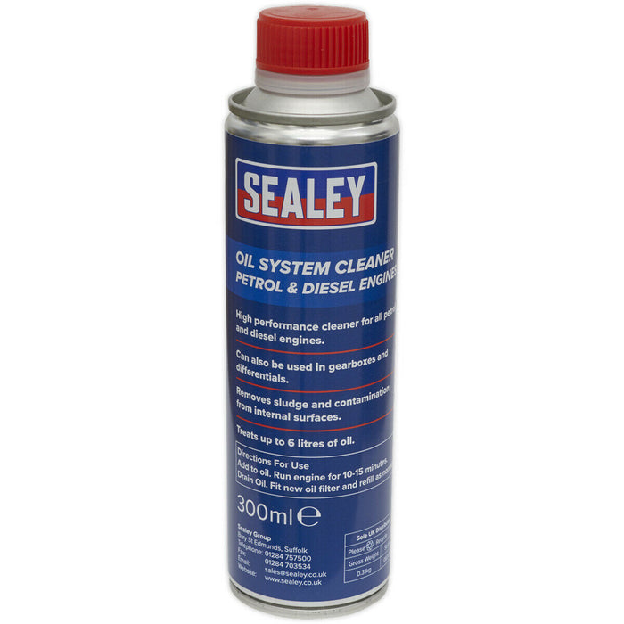 300ml Oil System Cleaner for Petrol & Diesel Engines - Treats up to 6L of Oil Loops