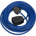 14m Extension Lead Fitted with 13A 240V Plug - Single 240V Socket - BS EN 60309 Loops