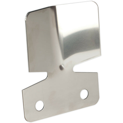 Stainless Steel Bumper Protection Plate - Pre Drilled Mounting Holes - Tow Guard Loops